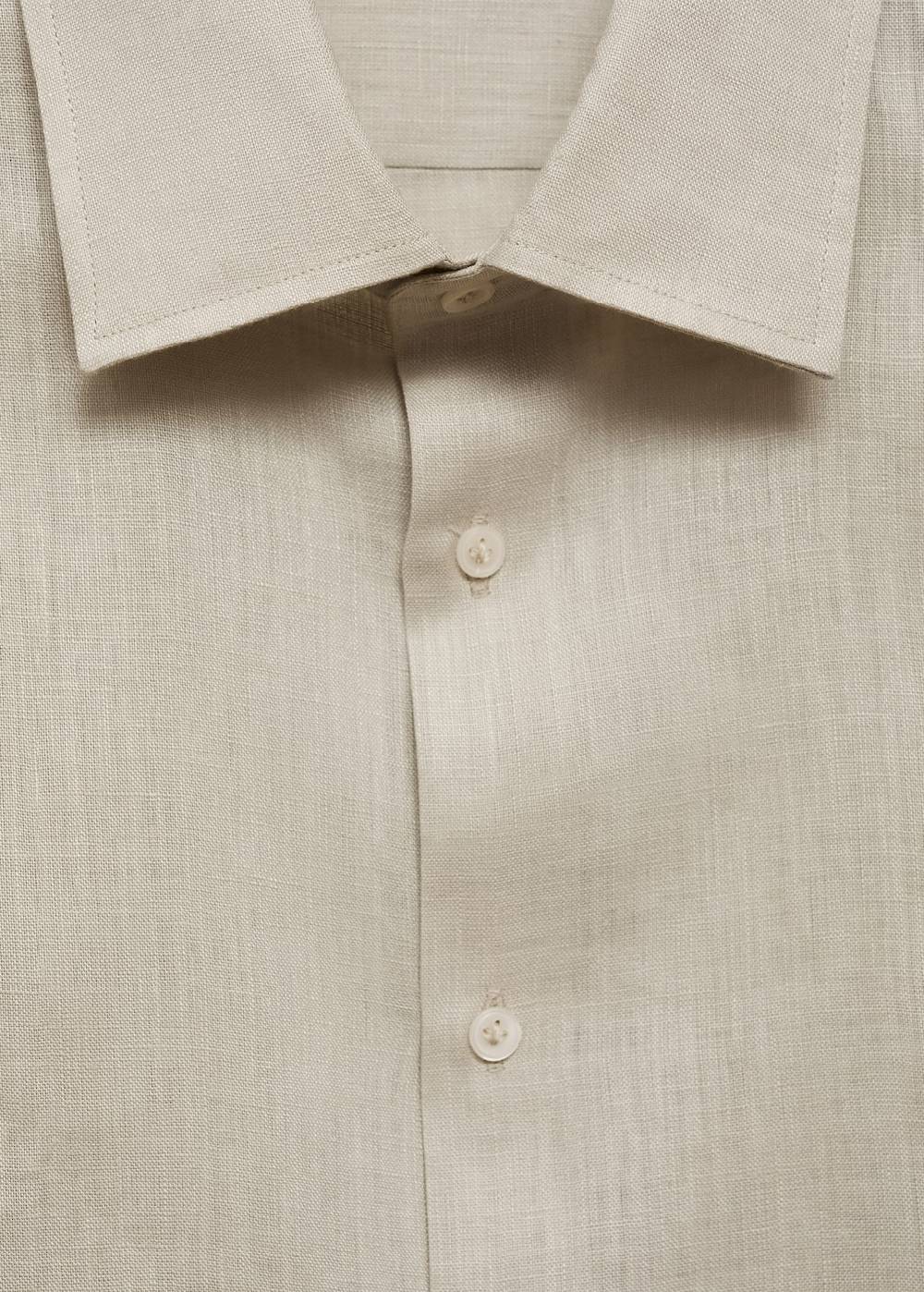 Mango Regular Fit-Hemd aus 100 % Leinen Online
