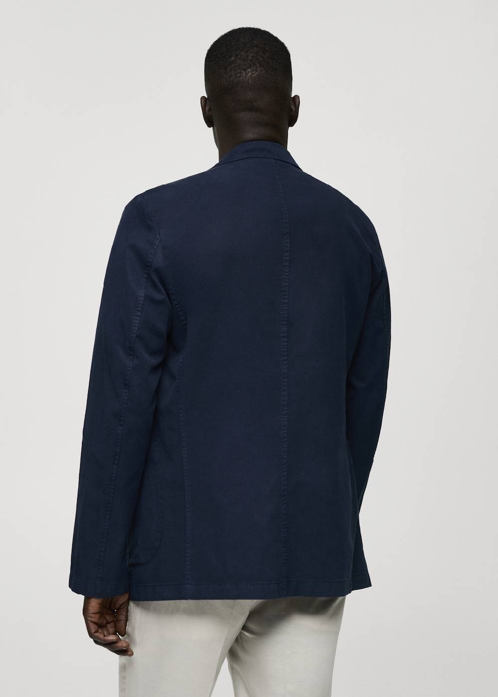 Mango Slim Fit Blazer aus Leinen mit Baumwolle Angebote