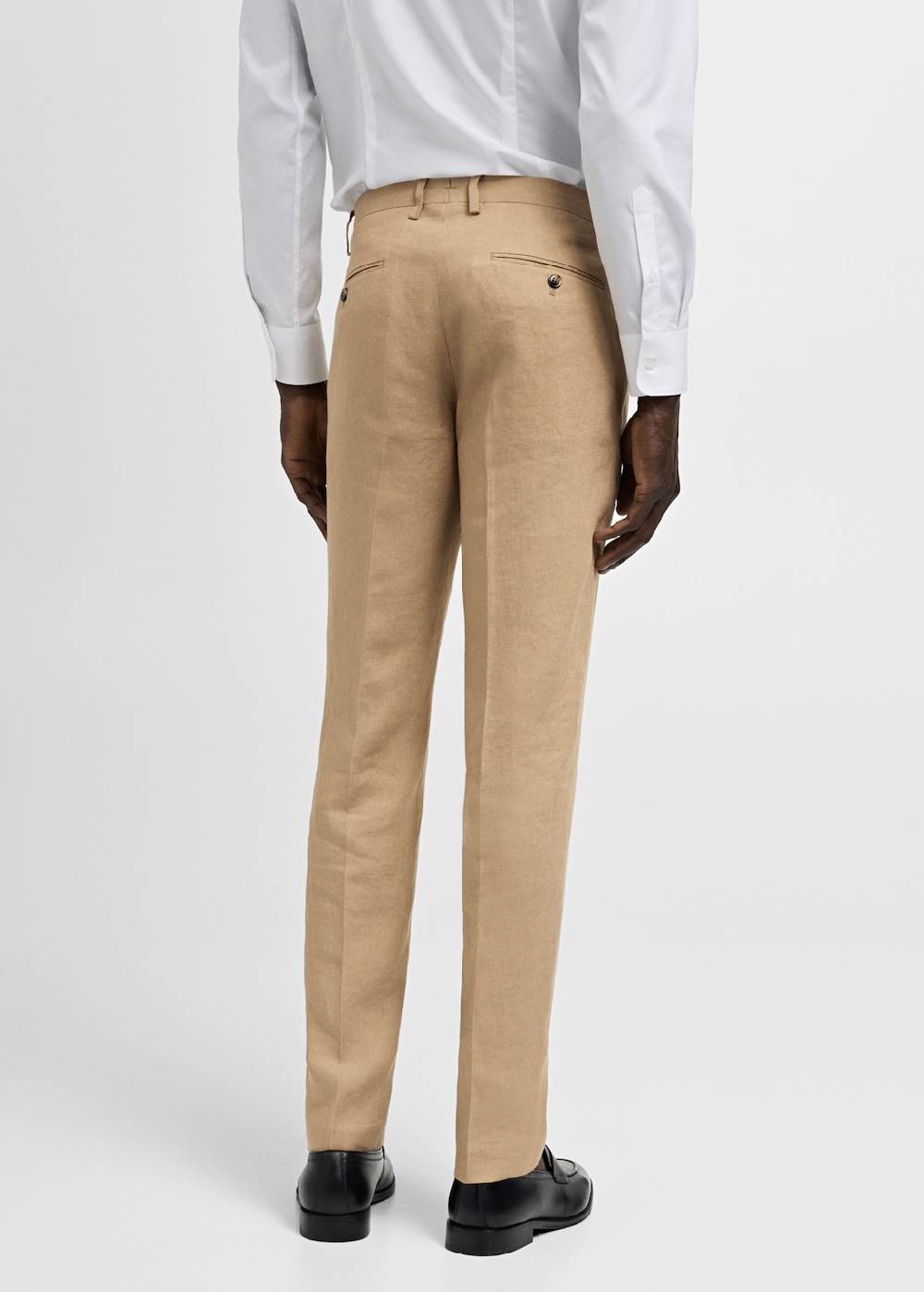 Mango Slim-Fit-Anzughose aus 100 % Leinen im Angebot