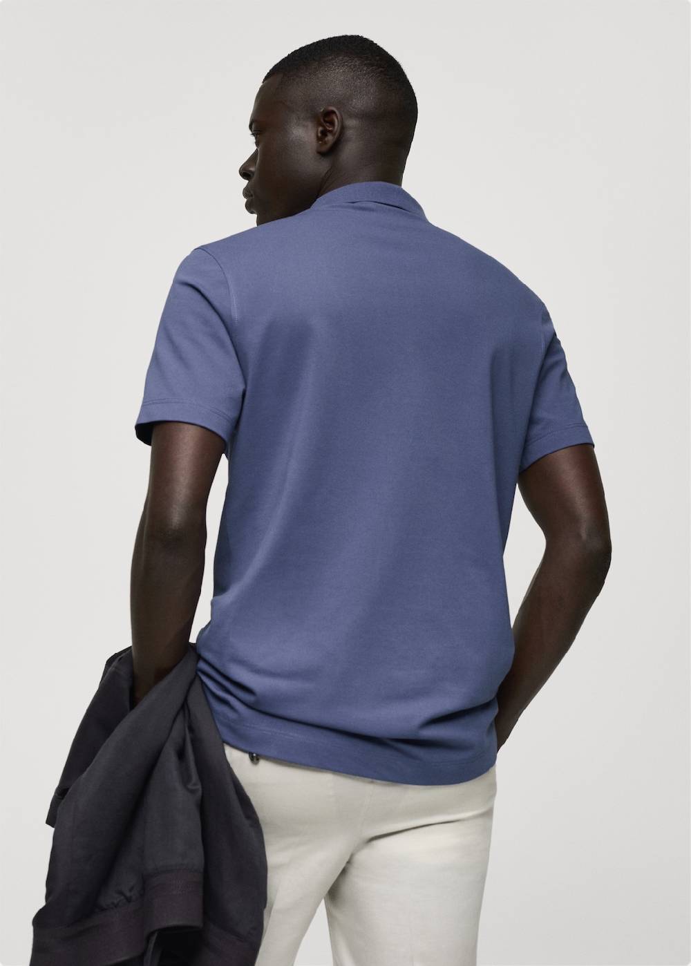Mango Slim Fit-Poloshirt aus Baumwoll-Piqué Schlussverkauf