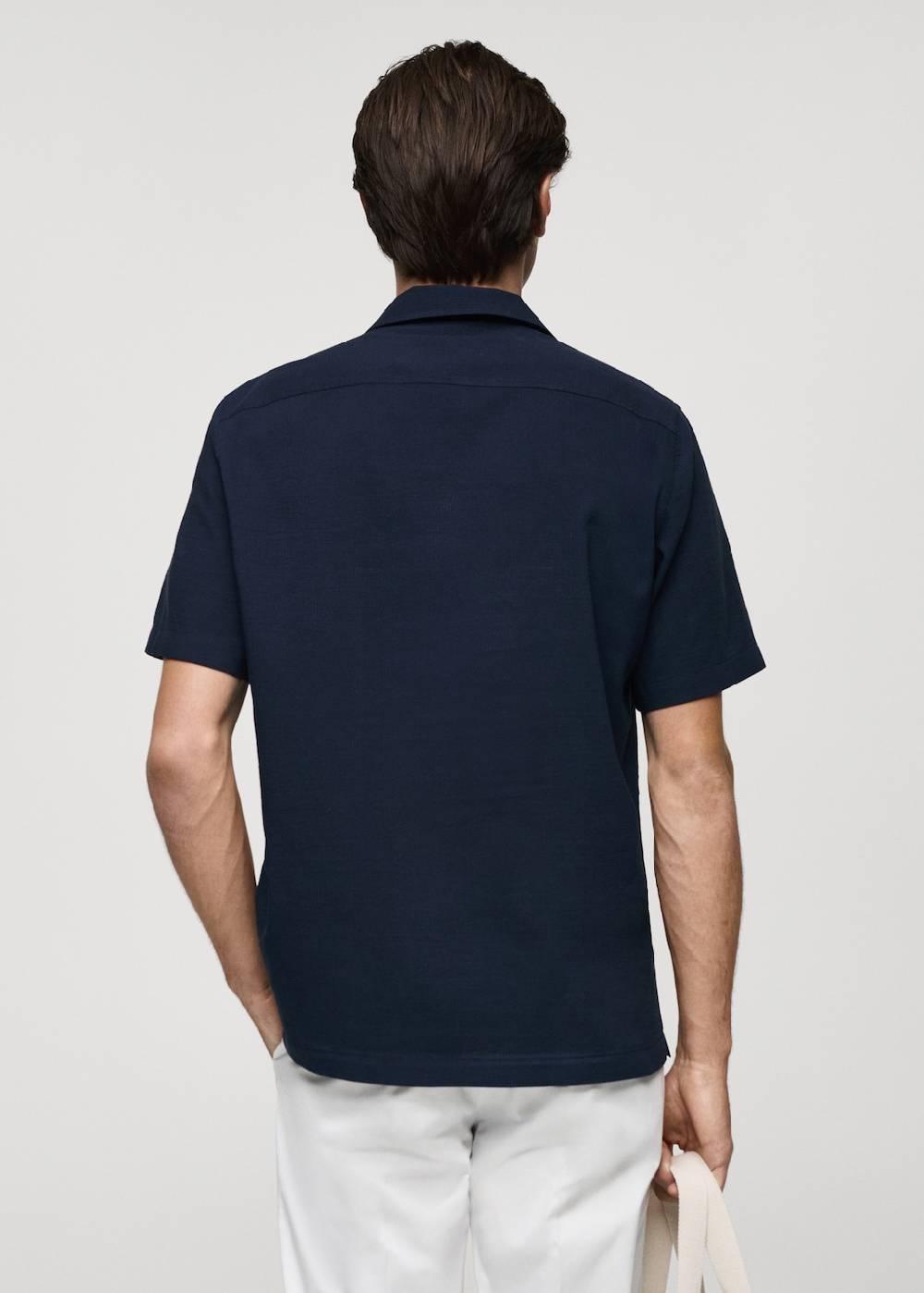 Mango Regular-Fit-Hemd aus 100 % Seersucker-Baumwolle Fabrikverkauf