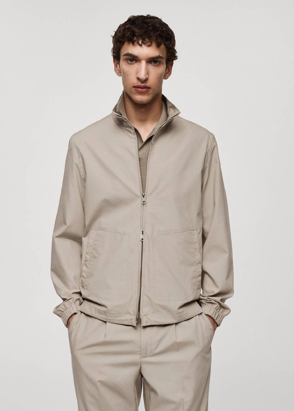 Mango Lyocell-Jacke mit Reißverschluss Meist gekauft