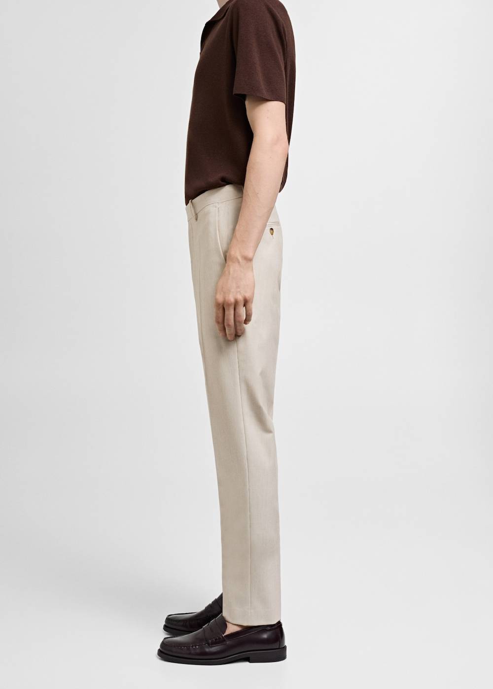 Mango Slim Fit-Anzughose aus Stretchstoff Blitzverkäufe