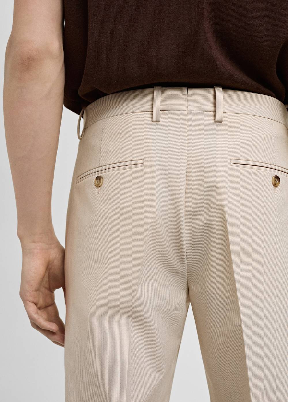 Mango Slim Fit-Anzughose aus Stretchstoff Blitzverkäufe