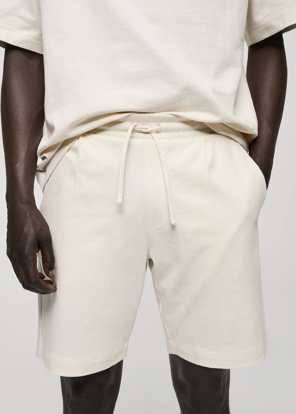 Mango Bermudashorts aus 100 % Baumwolle mit Kordel Limitierter Zeitrabatt