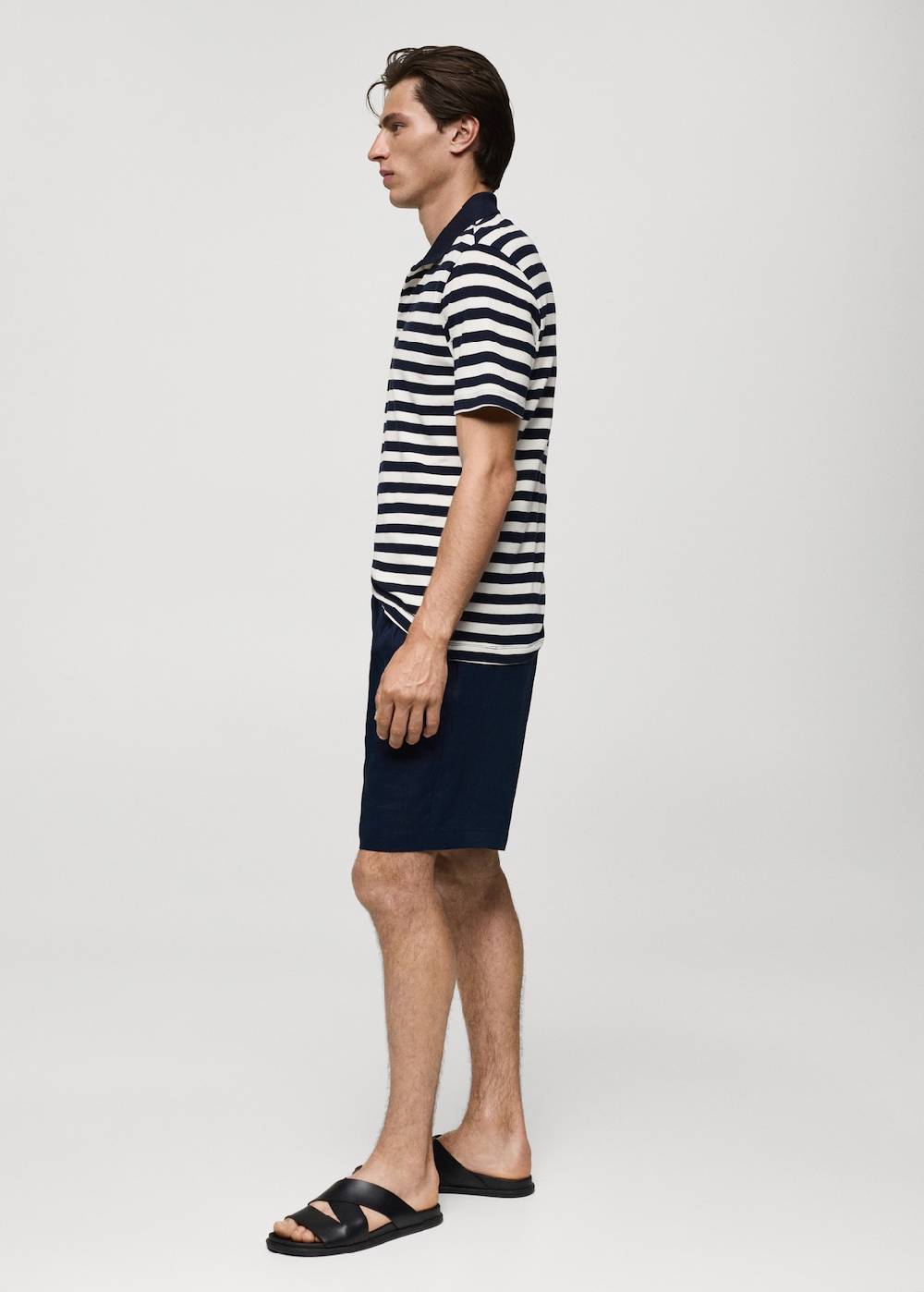Mango Gestreiftes Regular-Fit-Poloshirt aus Baumwoll-Piqué Fabrikpreis