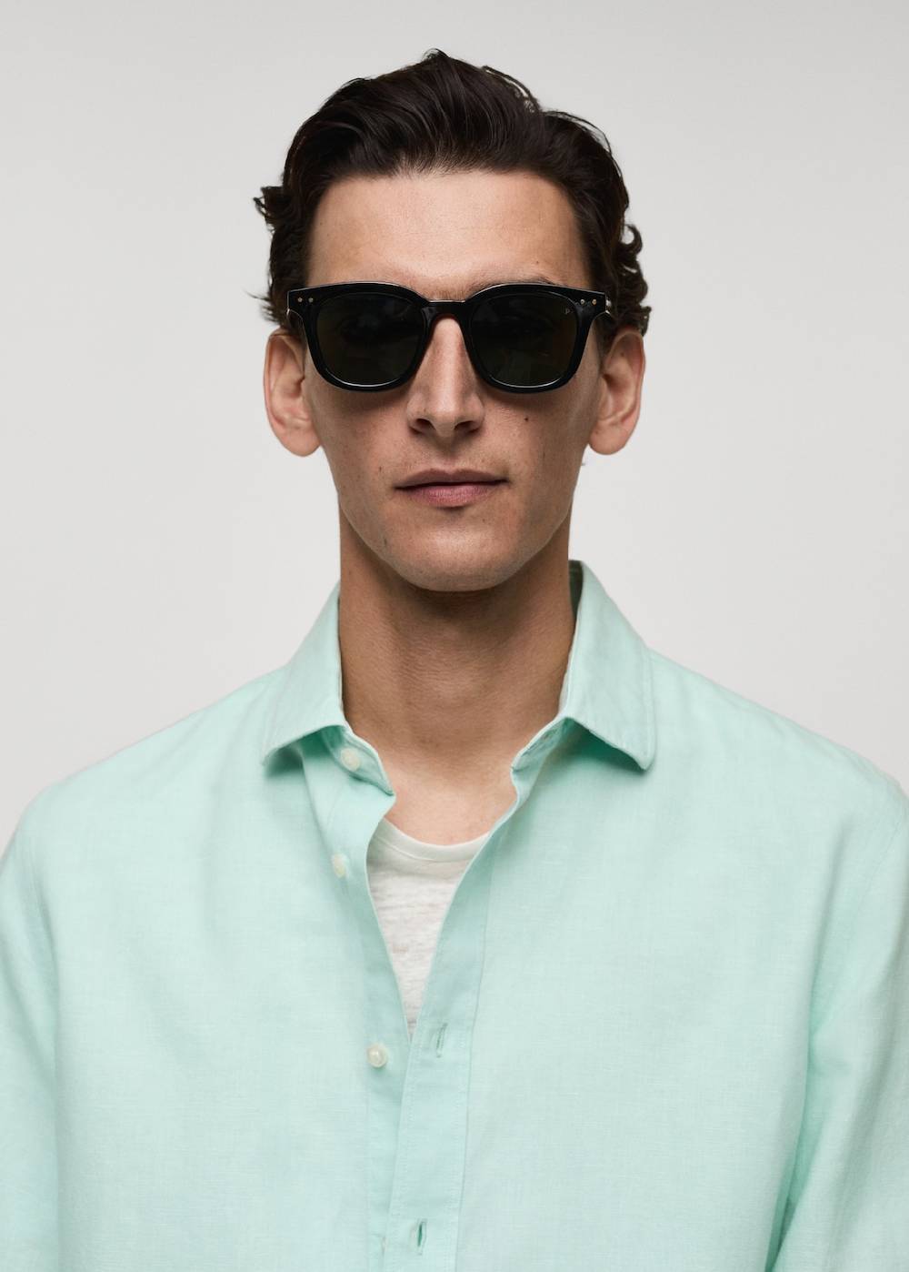 Mango Classic Fit-Leinenhemd Günstig kaufen