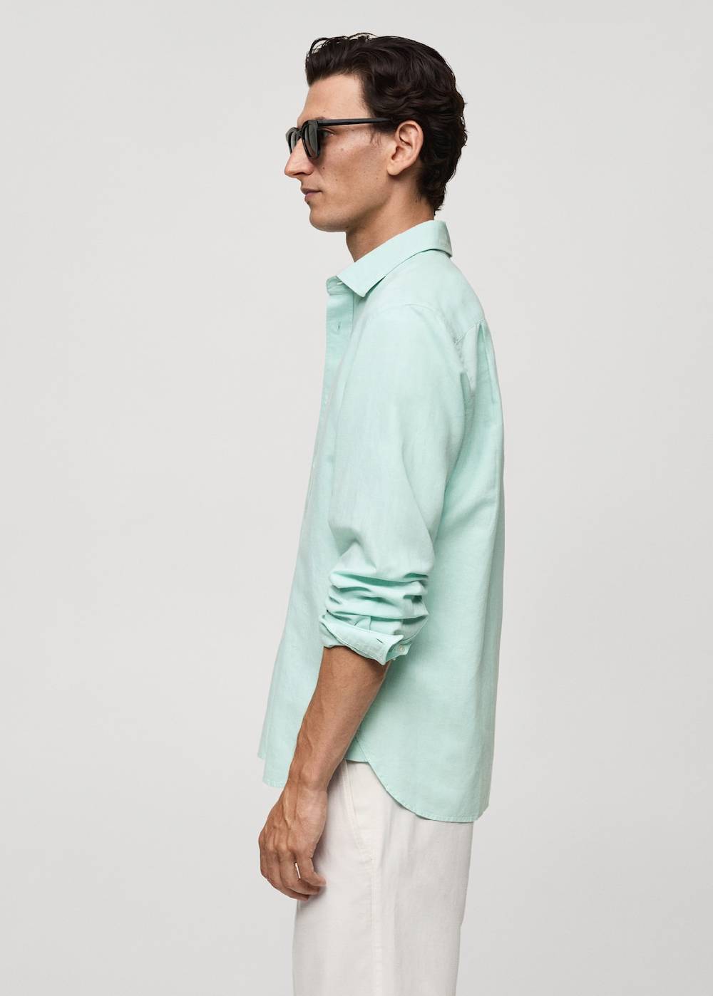 Mango Classic Fit-Leinenhemd Günstig kaufen
