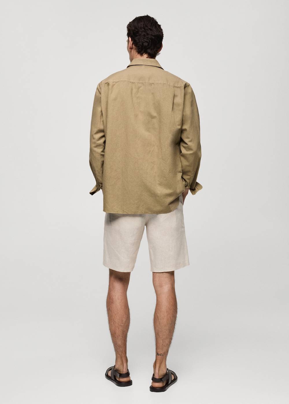 Mango Classic Fit-Leinenhemd Versandkostenfrei