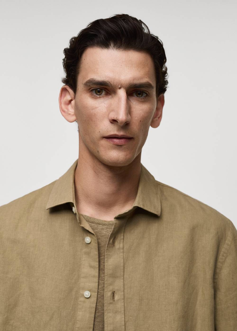 Mango Classic Fit-Leinenhemd Versandkostenfrei