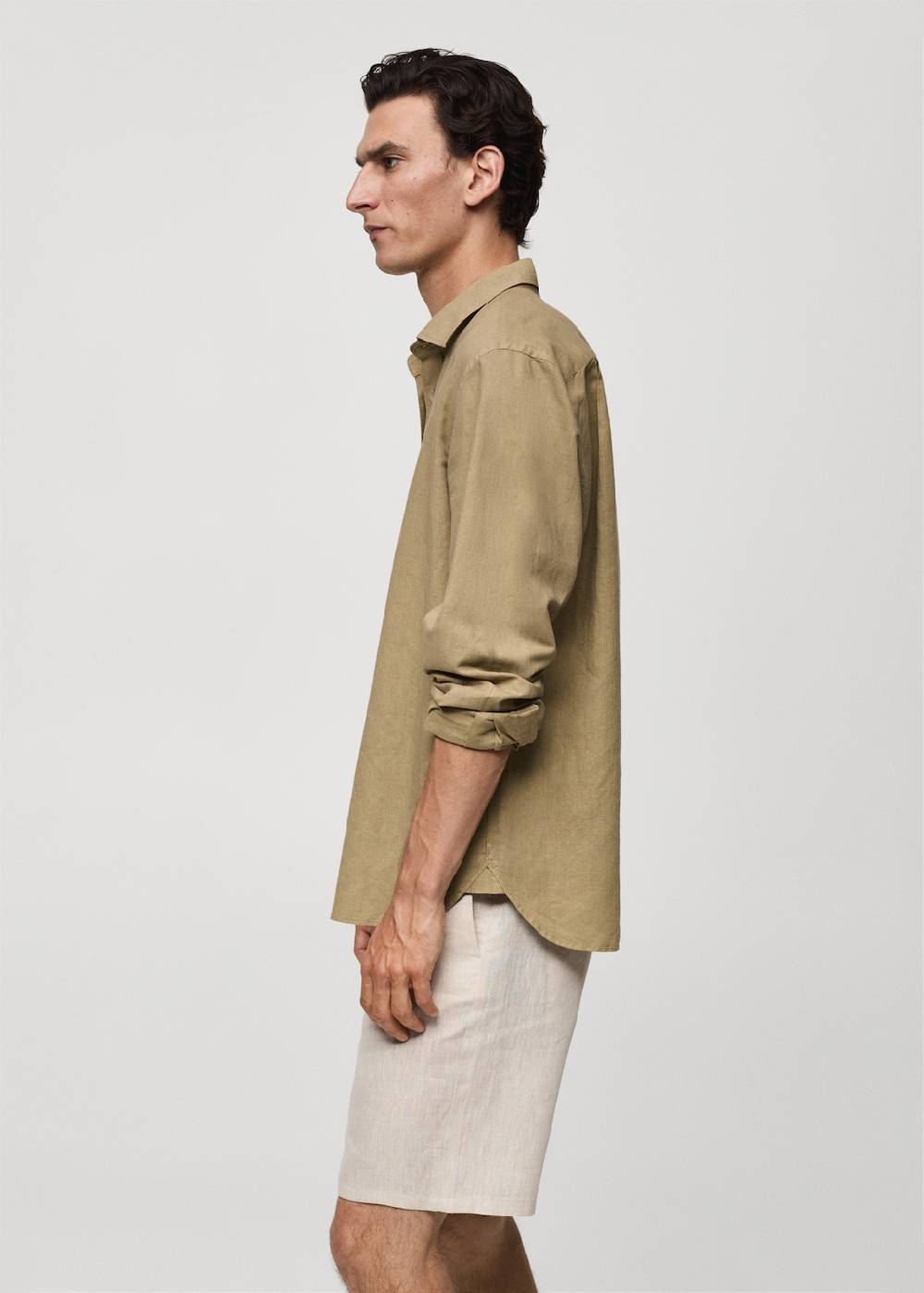 Mango Classic Fit-Leinenhemd Versandkostenfrei