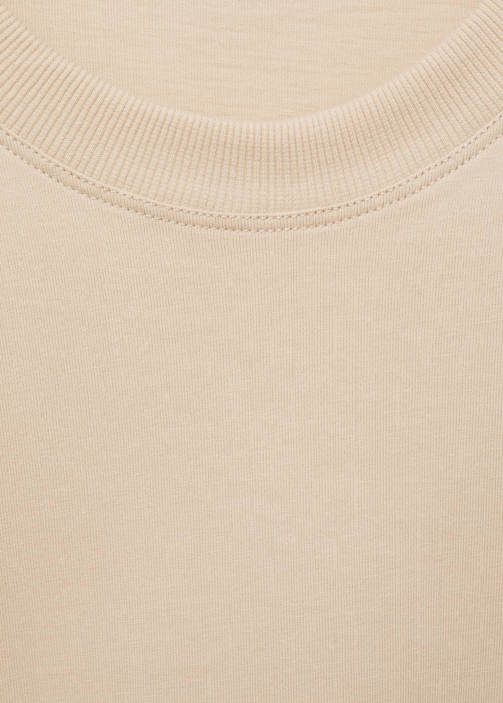 Mango Bedrucktes Baumwoll-T-Shirt Weihnachtsangebot