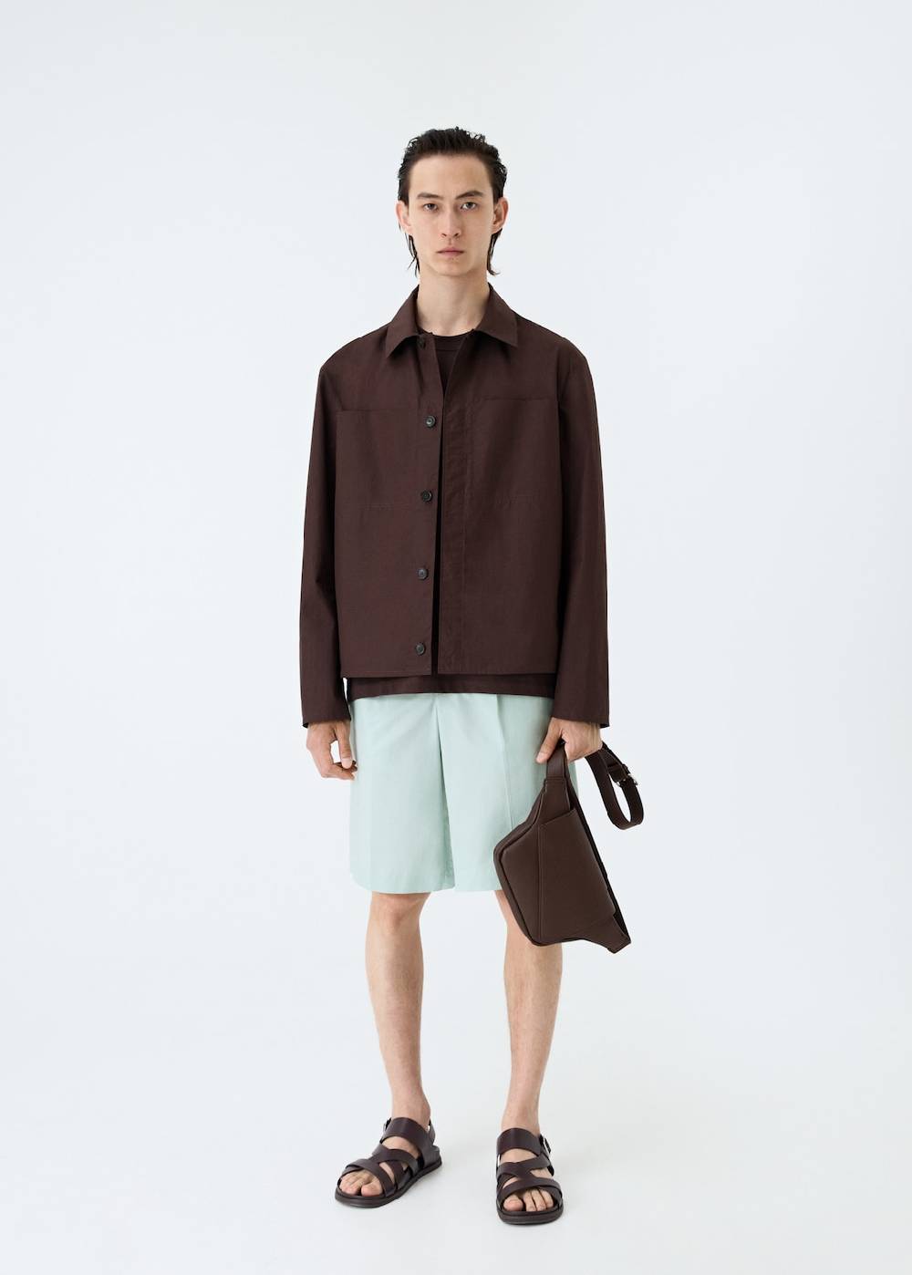 Mango Relaxed Fit-Bermudashorts mit Abnähern Muttertagsangebot
