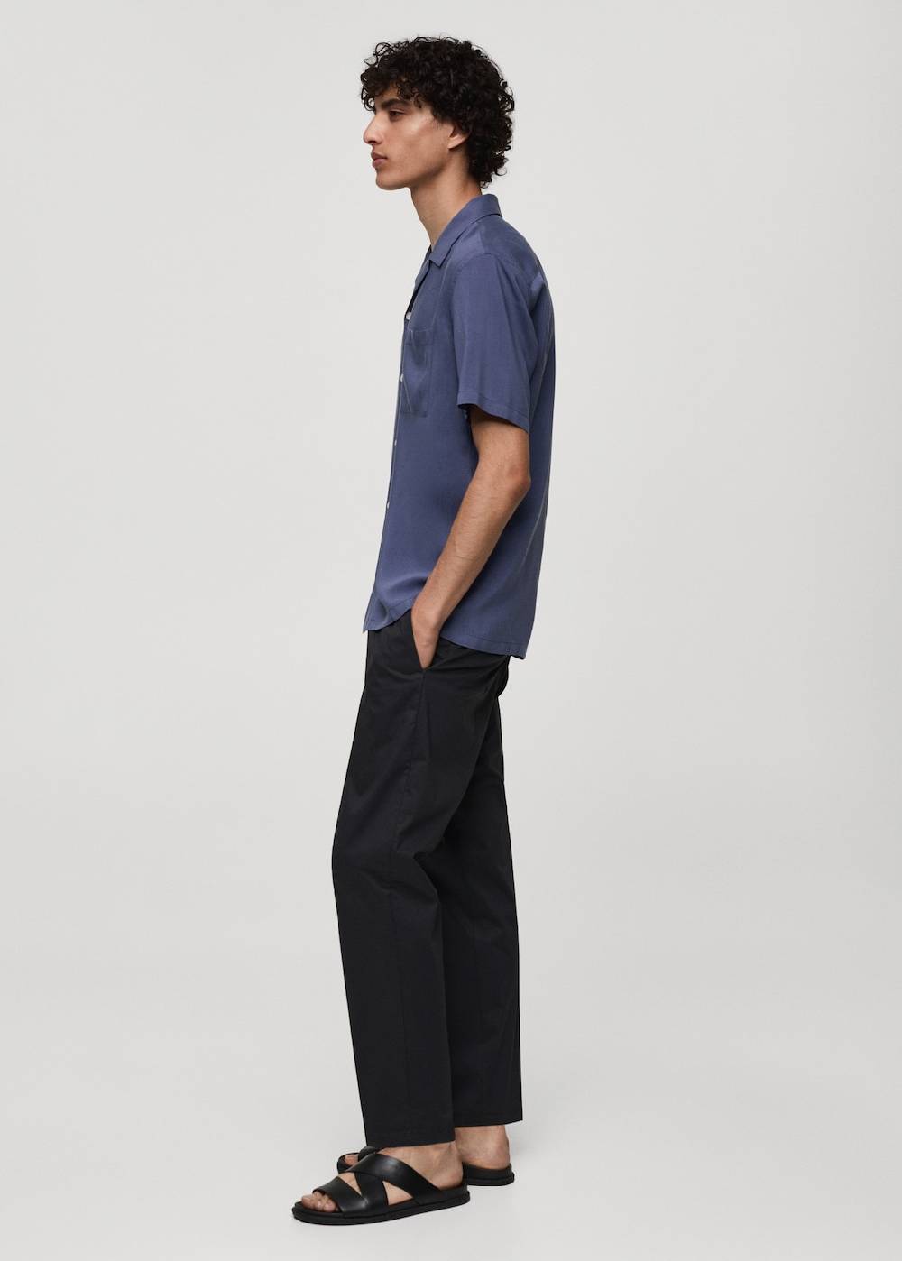 Mango Regular-Fit-Hemd aus 100 % Tencel Neueste Mode