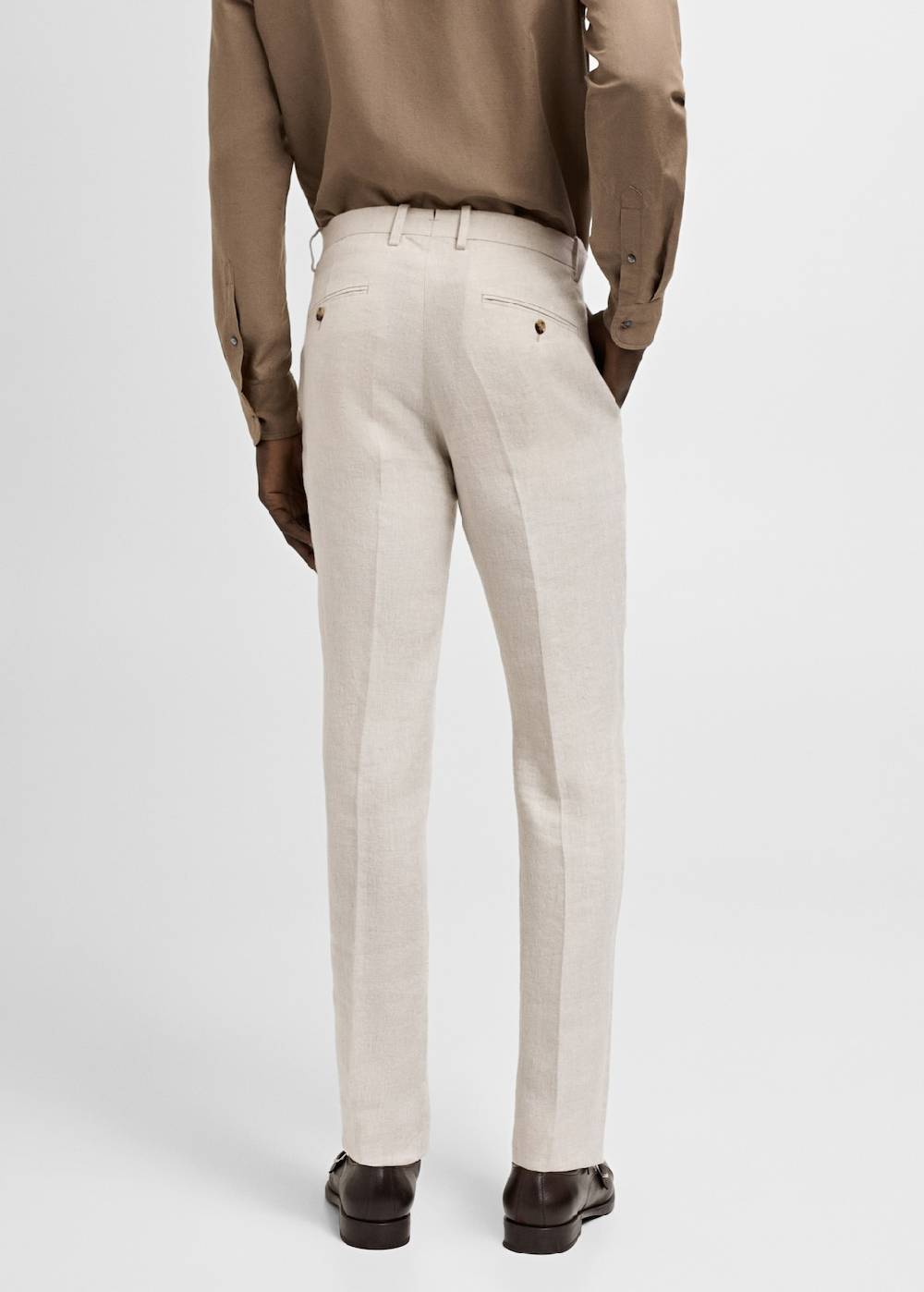 Mango Slim-Fit-Anzughose aus 100 % Leinen Saisonale Angebote