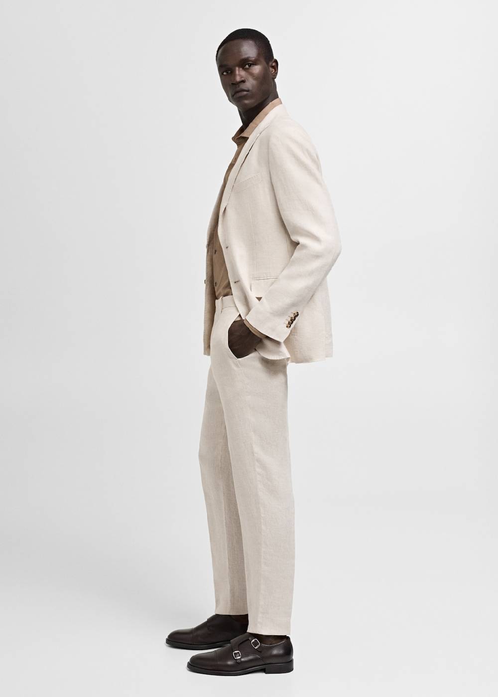 Mango Slim-Fit-Anzughose aus 100 % Leinen Saisonale Angebote