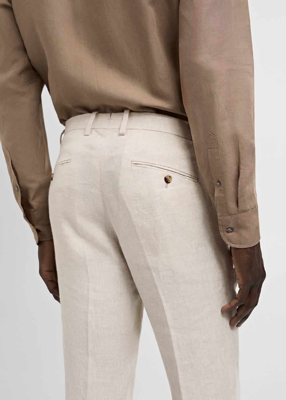 Mango Slim-Fit-Anzughose aus 100 % Leinen Saisonale Angebote