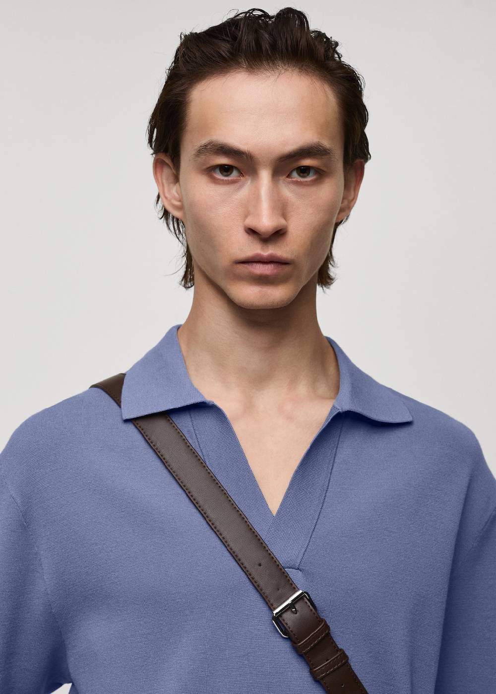 Mango Relaxed-Fit-Strickpoloshirt Kauf eins, bekomm eins gratis
