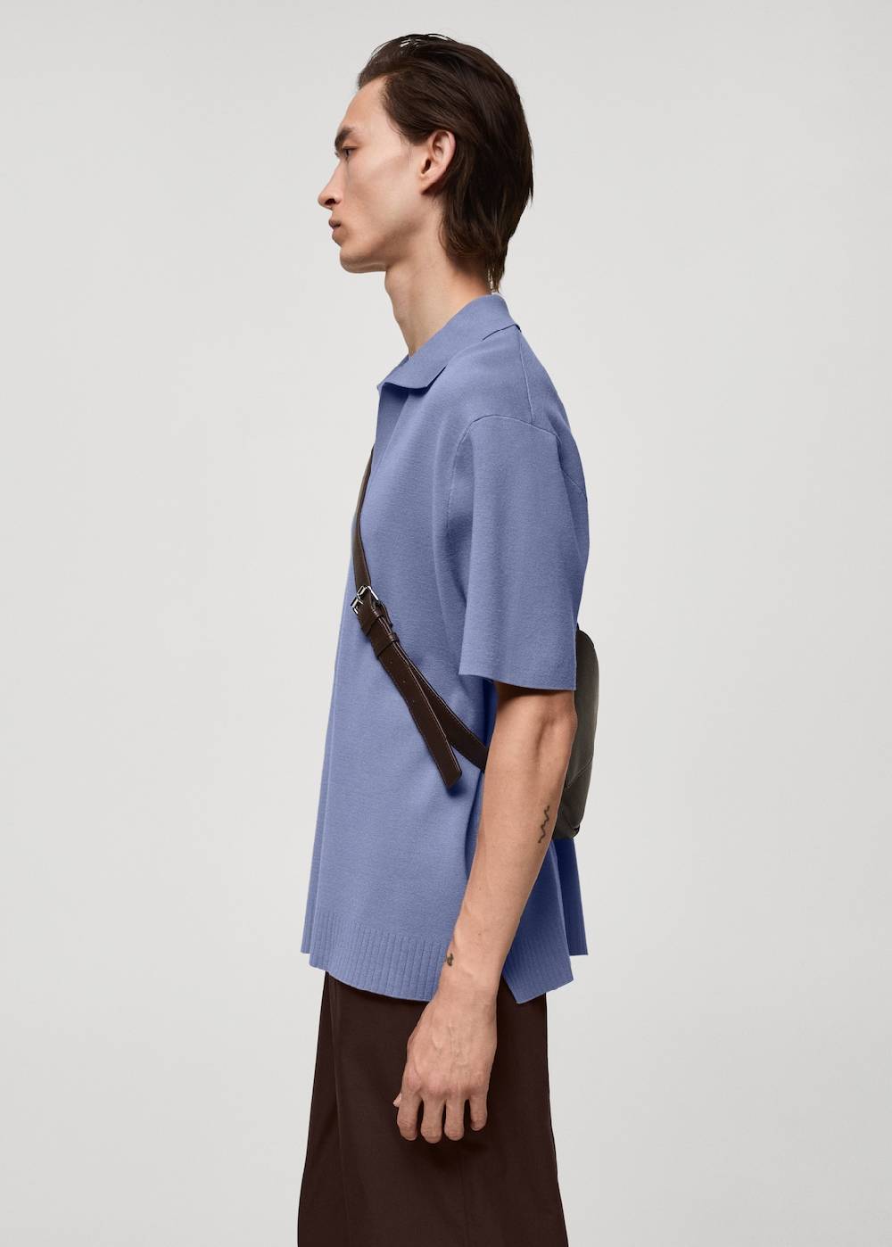 Mango Relaxed-Fit-Strickpoloshirt Kauf eins, bekomm eins gratis