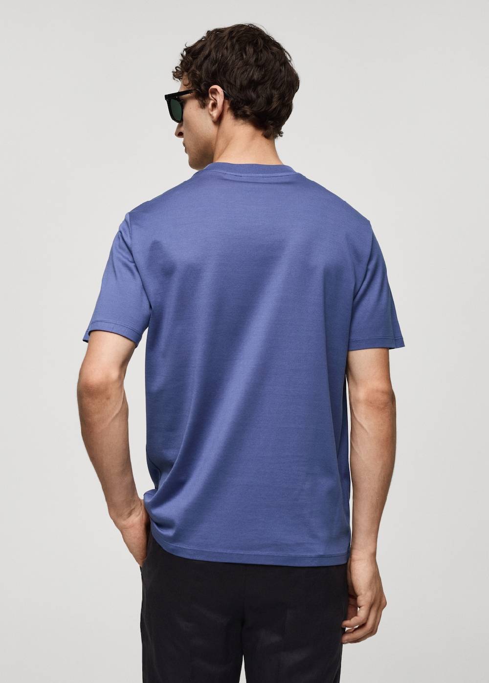 Mango Slim-Fit-T-Shirt aus 100 % Baumwolle Sonderangebote