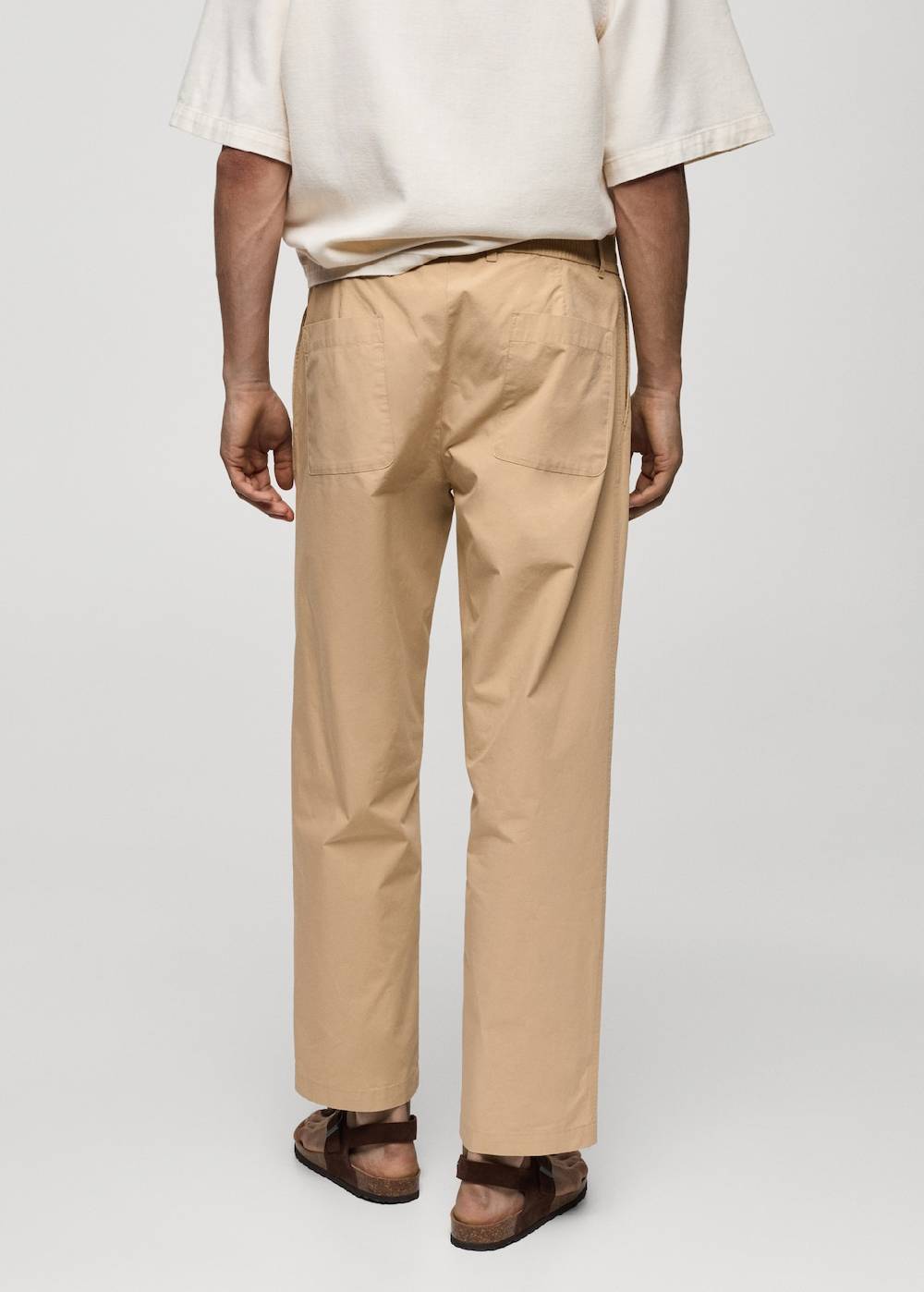 Mango Baumwollhose mit Kordel Riesige Ersparnisse