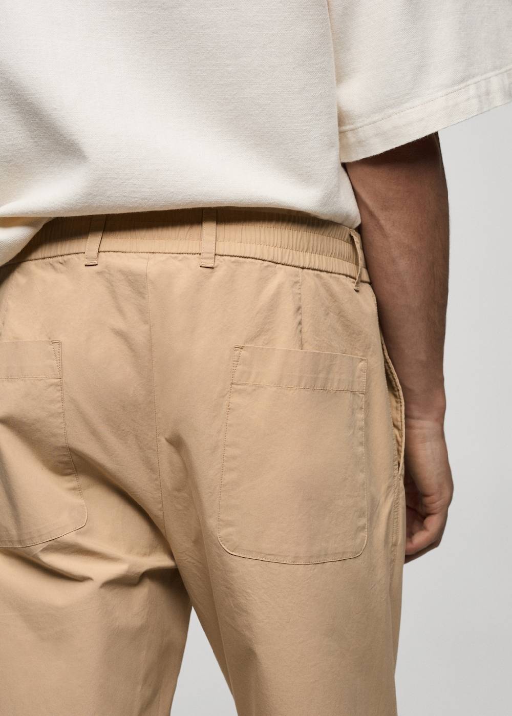 Mango Baumwollhose mit Kordel Riesige Ersparnisse