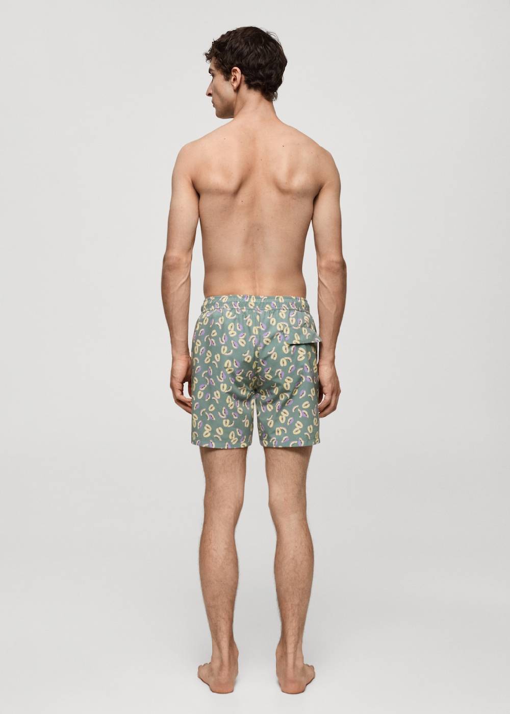 Mango Badeshorts mit Papaya-Print Tiefpreis