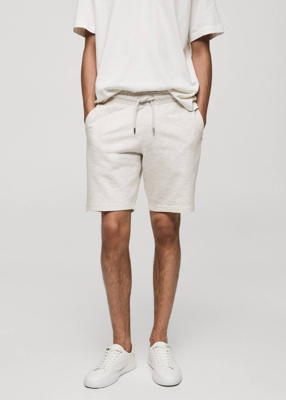 Mango Bermudashorts im Jogger-Stil aus Baumwolle Begrenzte Freigabe