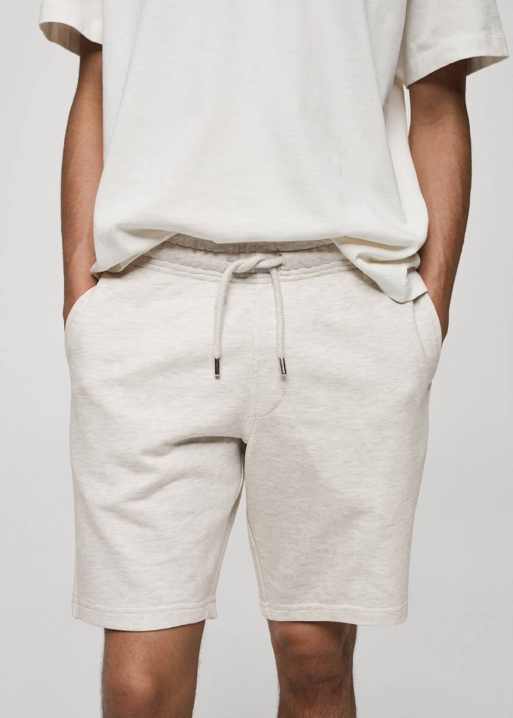 Mango Bermudashorts im Jogger-Stil aus Baumwolle Begrenzte Freigabe