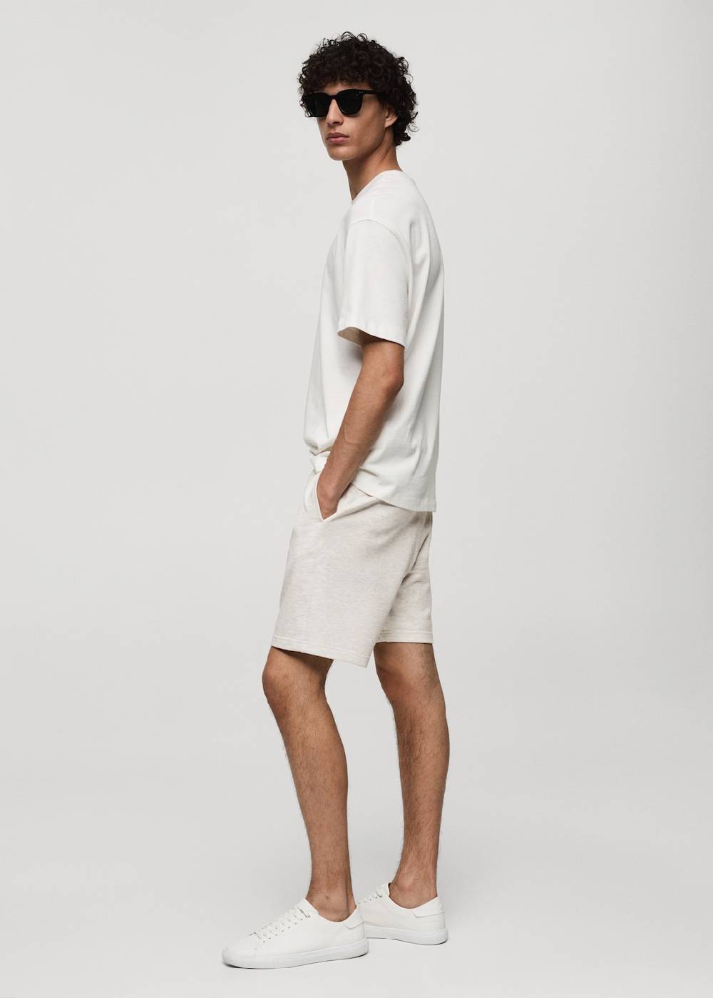 Mango Bermudashorts im Jogger-Stil aus Baumwolle Begrenzte Freigabe