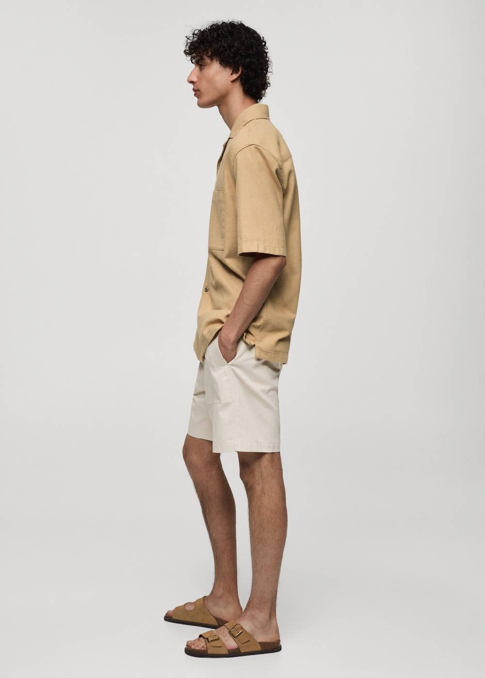 Mango Relaxed Fit-Hemd aus Baumwolle mit Tasche Letzte 3 Tage