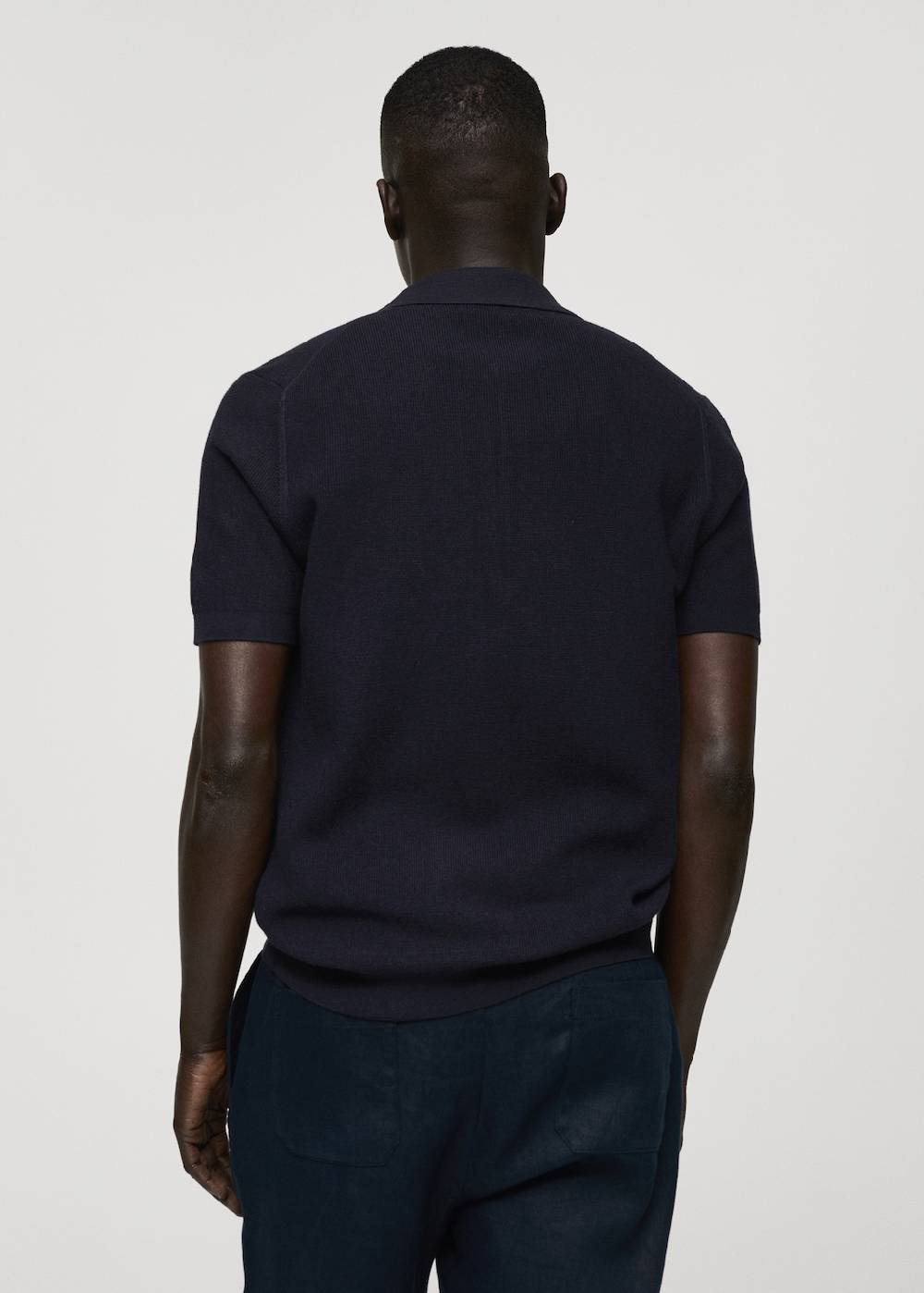 Mango Strick-Poloshirt mit Reißverschluss Bis zu 60% Rabatt