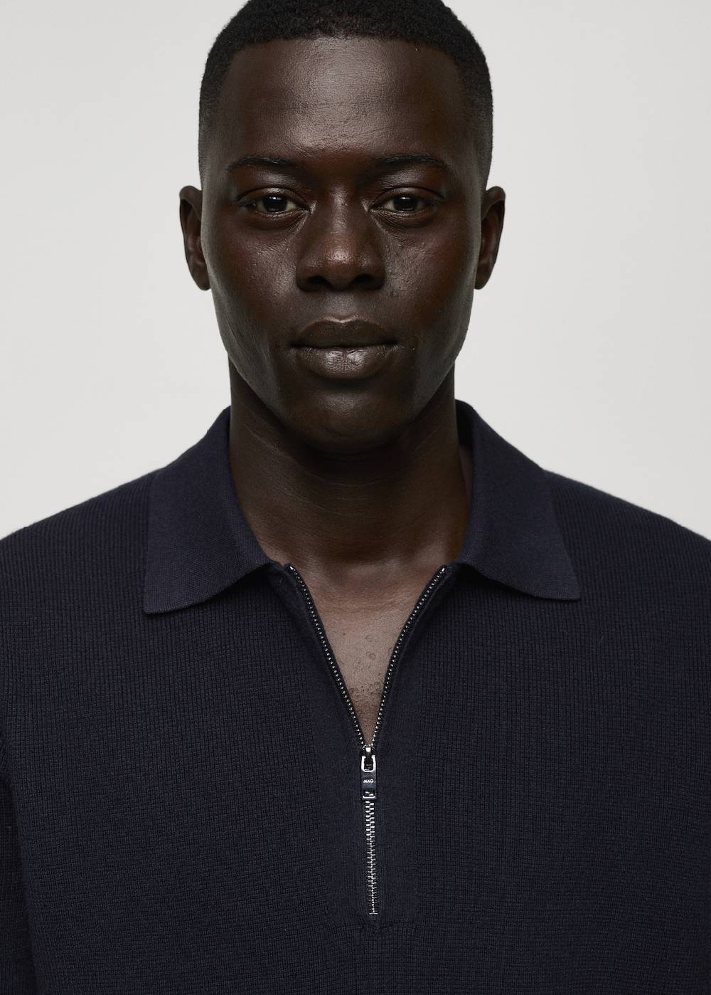 Mango Strick-Poloshirt mit Reißverschluss Bis zu 60% Rabatt