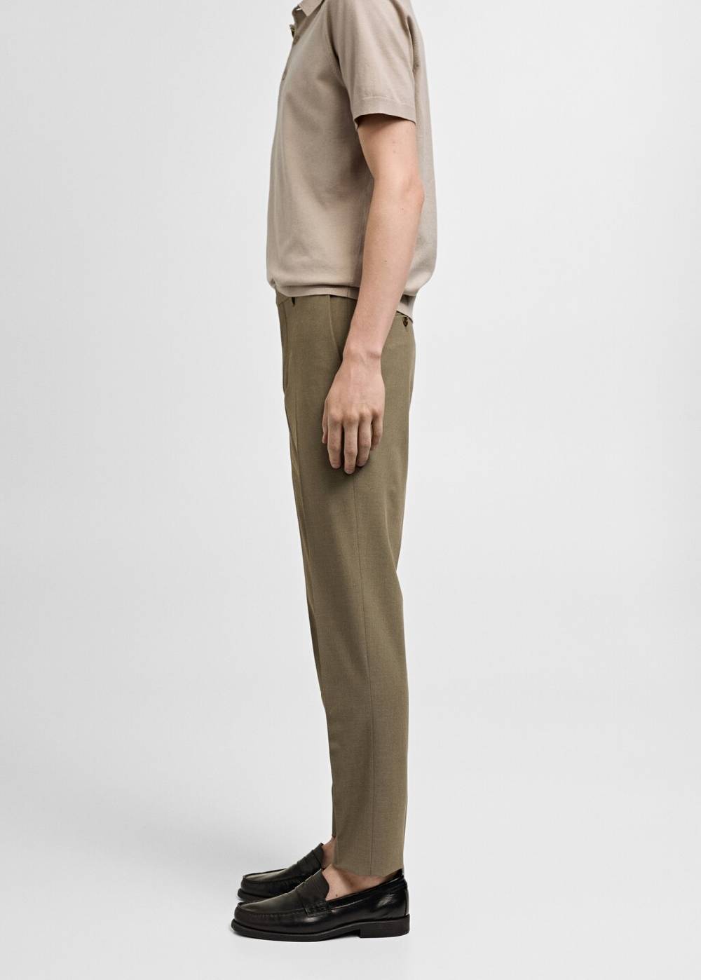 Mango Slim Fit-Anzughose aus Stretchstoff Vierteljährliche Förderung