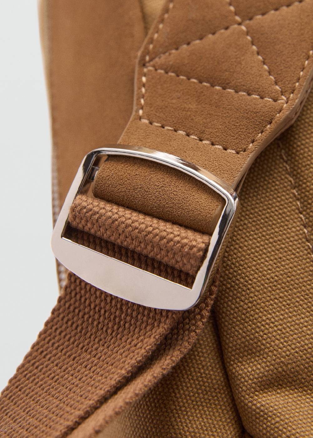 Mango Kombinierter Canvas-Rucksack Bis zu 55% Rabatt