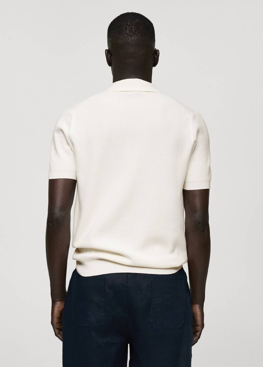 Mango Strick-Poloshirt mit Reißverschluss Discount Store für neue Produkte