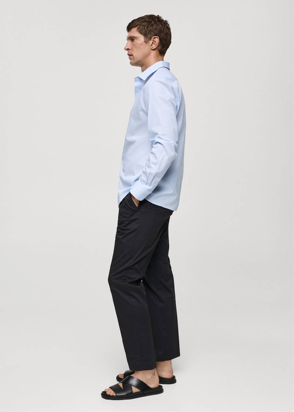 Mango Gestreiftes Regular-Fit.Hemd aus 100 % Baumwolle Riesige Rabatte