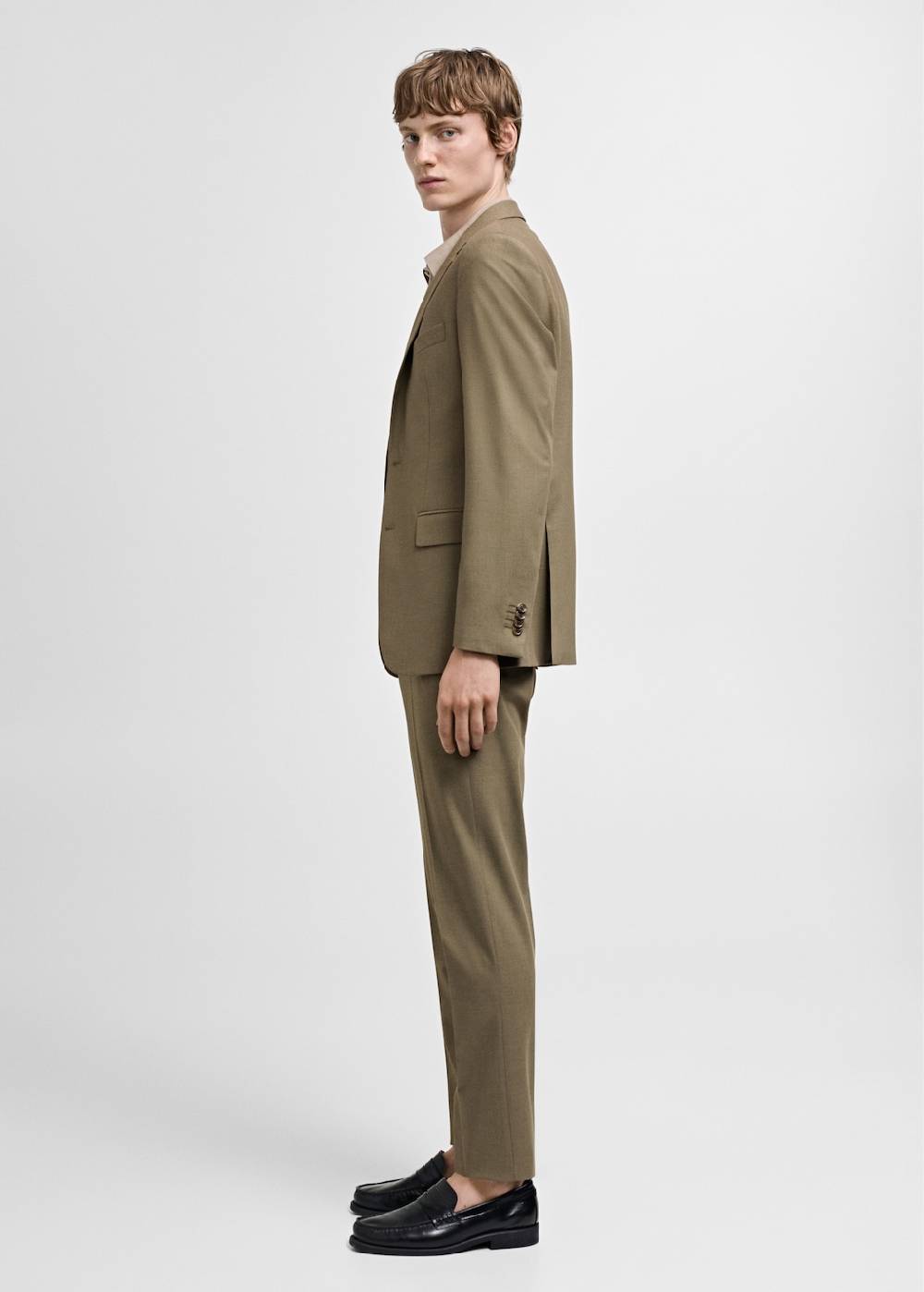 Mango Slim Fit-Anzugsakko aus Stretchbaumwolle Fabrikladen