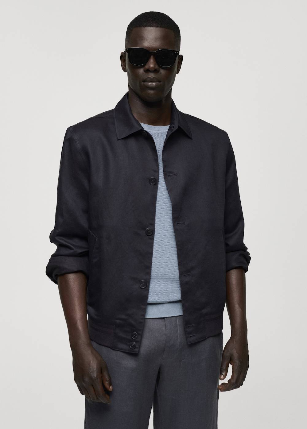 Mango Overshirt aus Tencel-Leinenmischung Begrenzt auf 3 Tage