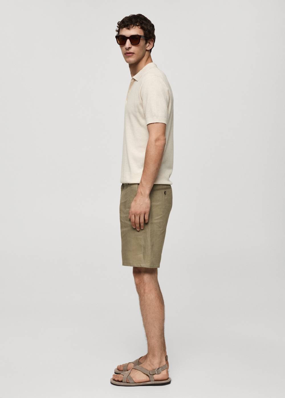 Mango Kurzärmliges Strick-Poloshirt 50% Rabatt für begrenzte Zeit