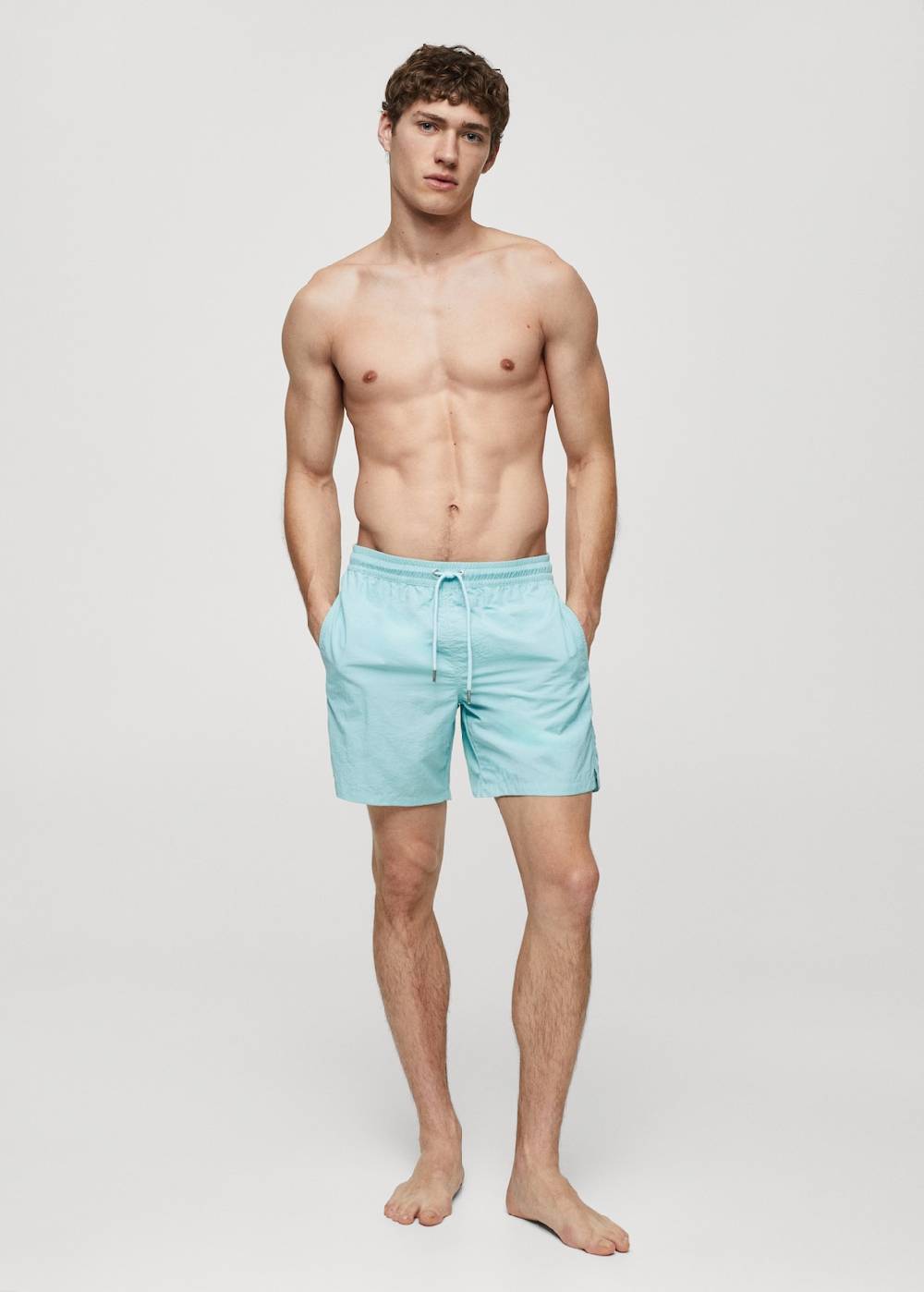 Mango Basic-Badeshorts mit Kordelzug Rabatte dieses Monats