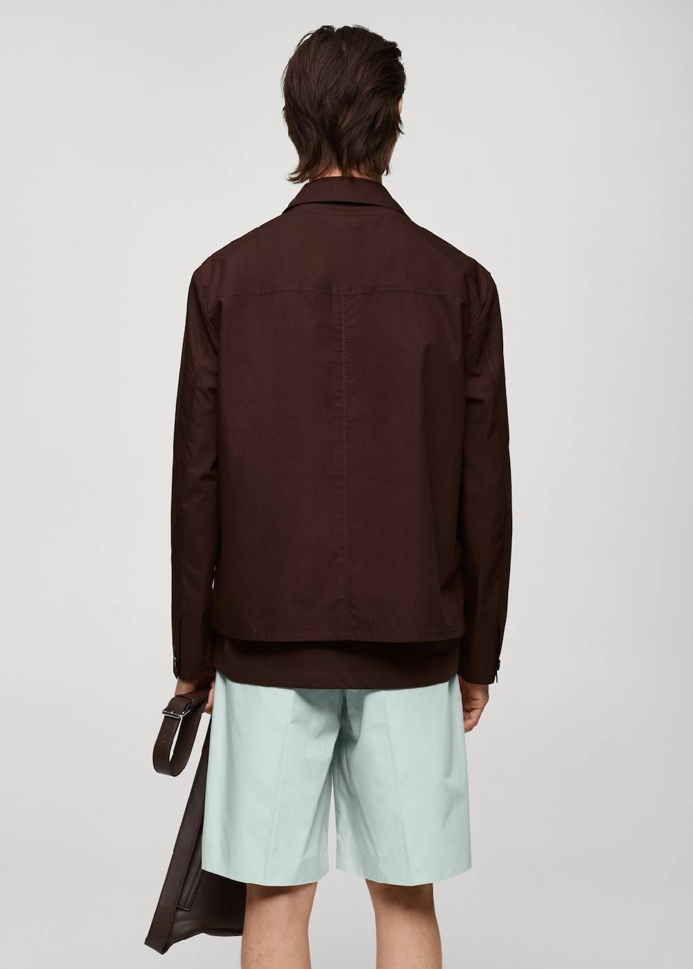 Mango Jacke aus 100 % Baumwolle mit Taschen Outlet