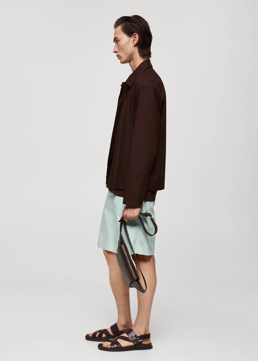Mango Jacke aus 100 % Baumwolle mit Taschen Outlet