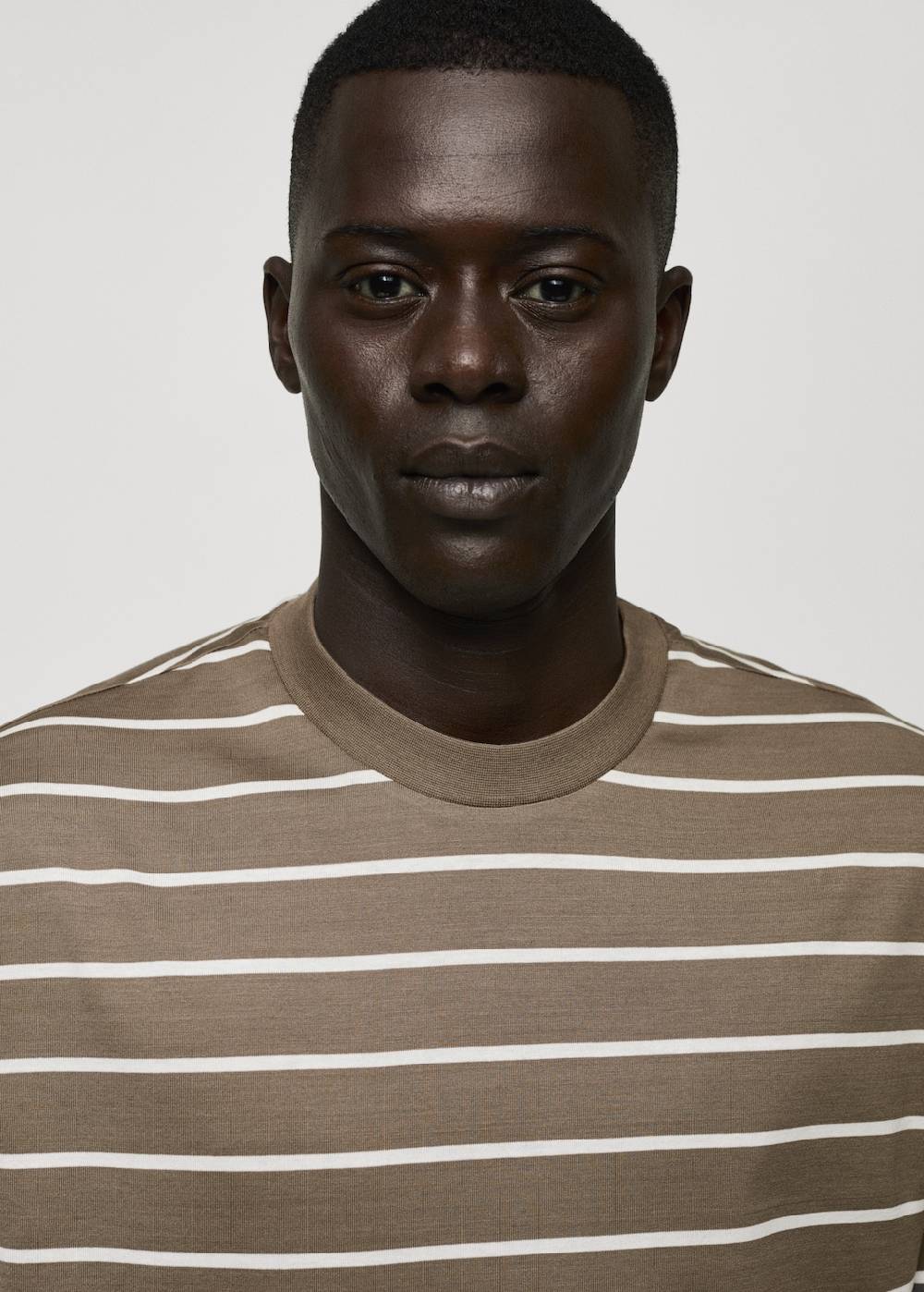 Mango Gestreiftes Baumwoll-Shirt Verkauf