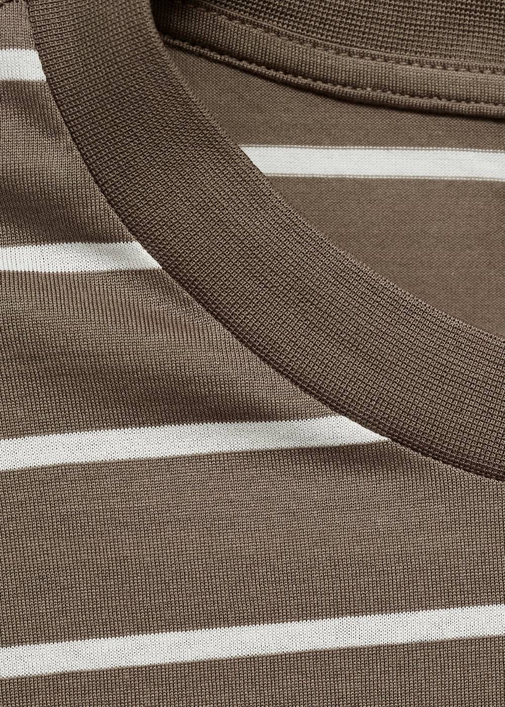 Mango Gestreiftes Baumwoll-Shirt Verkauf