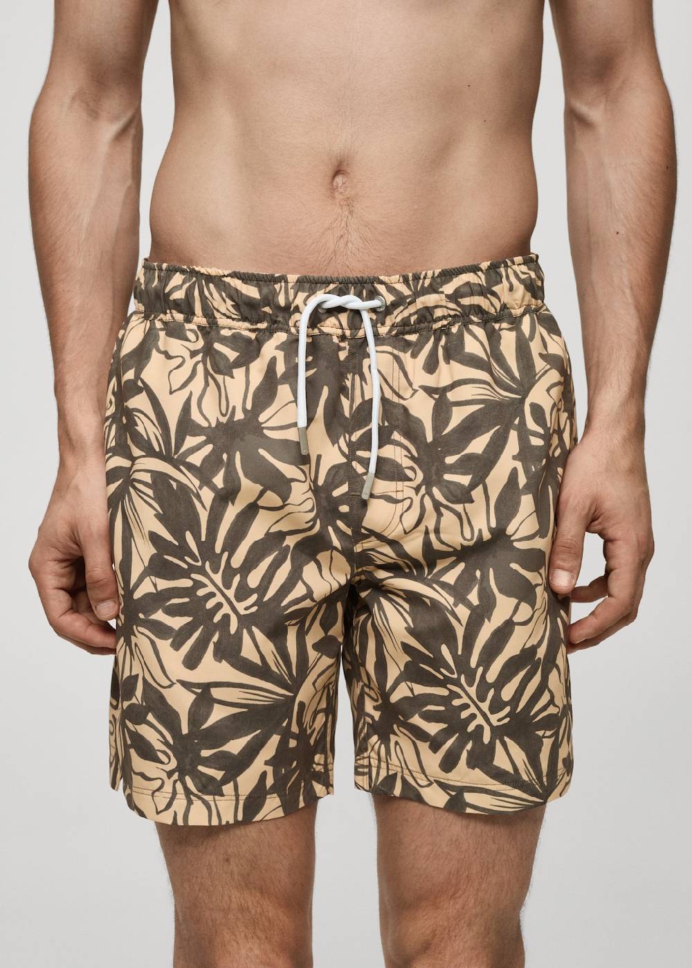 Mango Badeshorts mit floralem Dessin Schlussverkauf