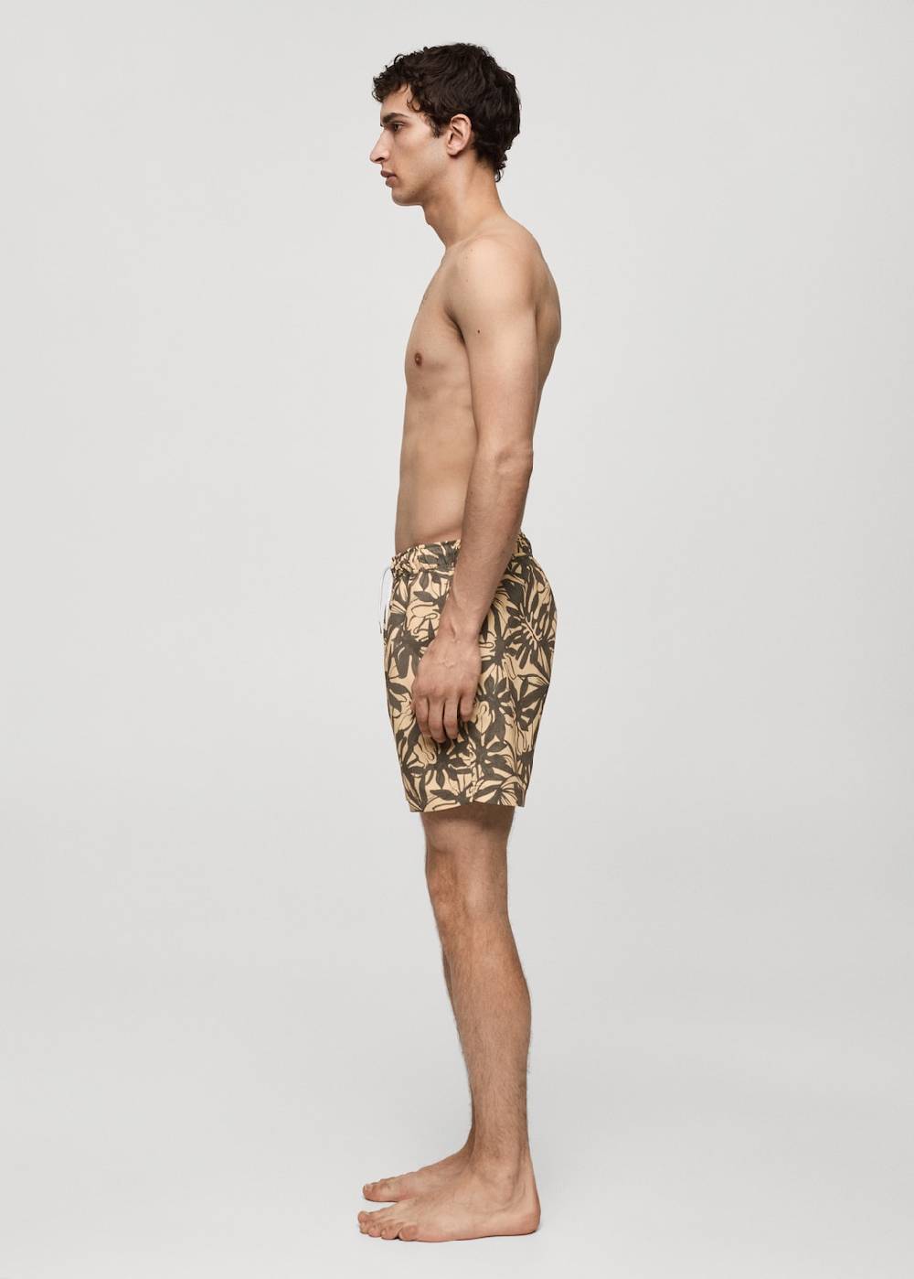 Mango Badeshorts mit floralem Dessin Schlussverkauf