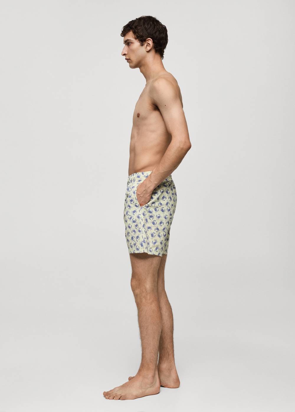 Mango Badeshorts mit Krebsmotiv Blitzverkäufe