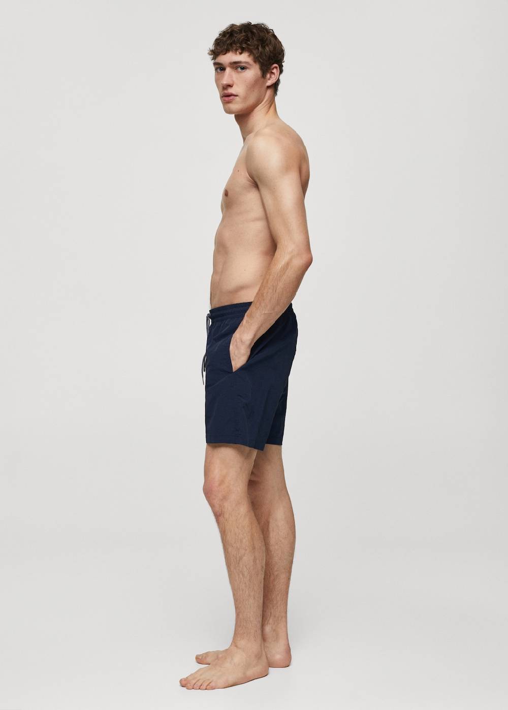Mango Basic-Badeshorts mit Kordelzug Limitierter Zeitrabatt