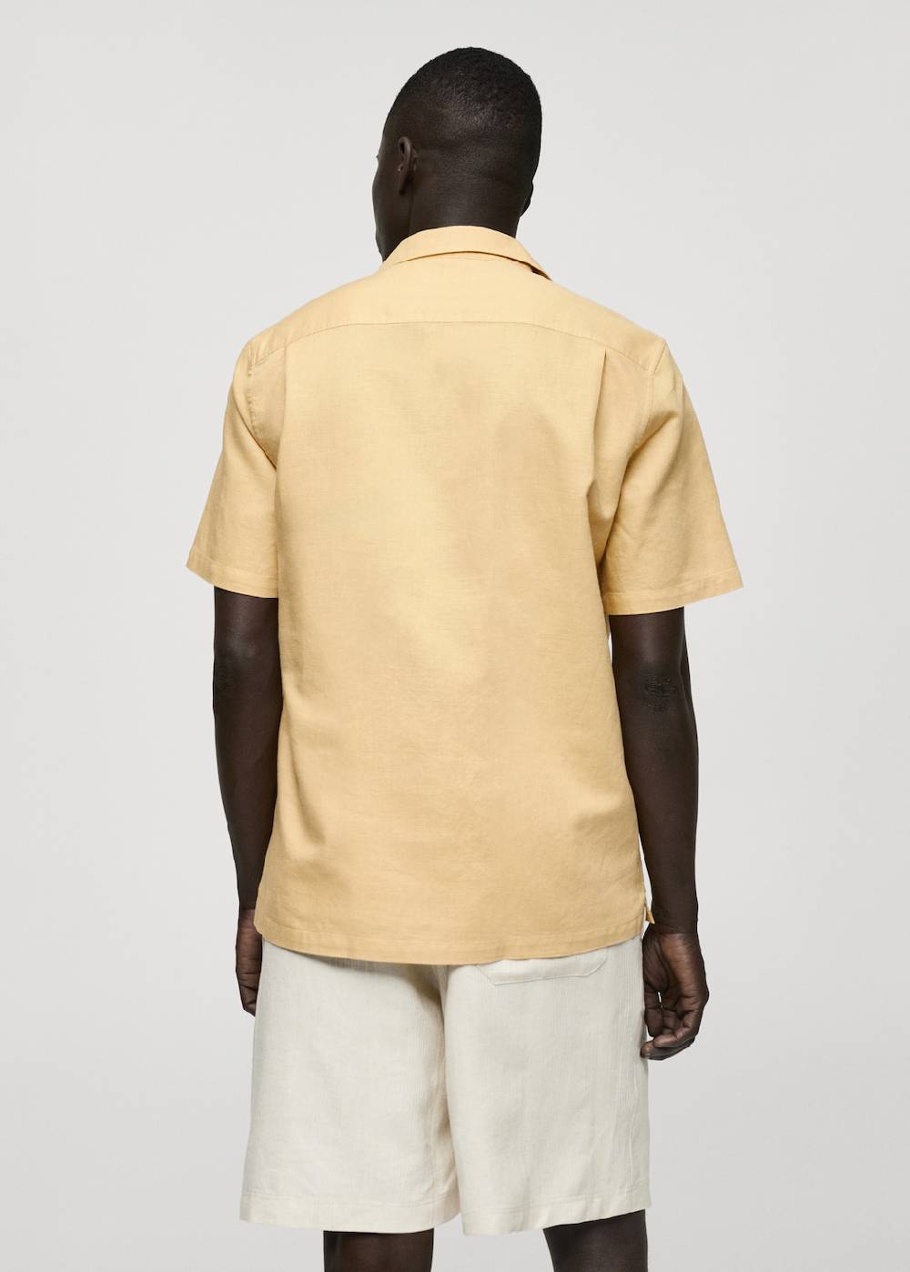 Mango Regular Fit-Hemd aus Leinen mit Baumwolle Fabrik Onlineshop